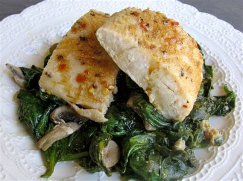simple-baked-fish-with-spinach-recipe-simple image