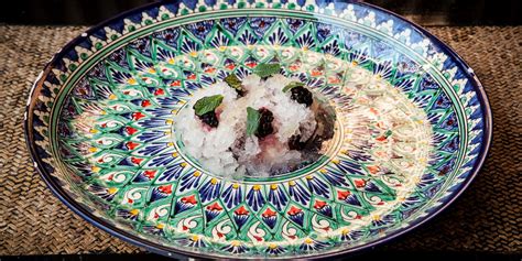 coconut-granita-with-birds-nest-and-mulberries image