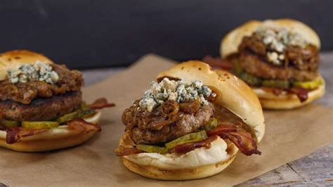 turkey-burgers-with-bacon-blue-cheese-and-maple image