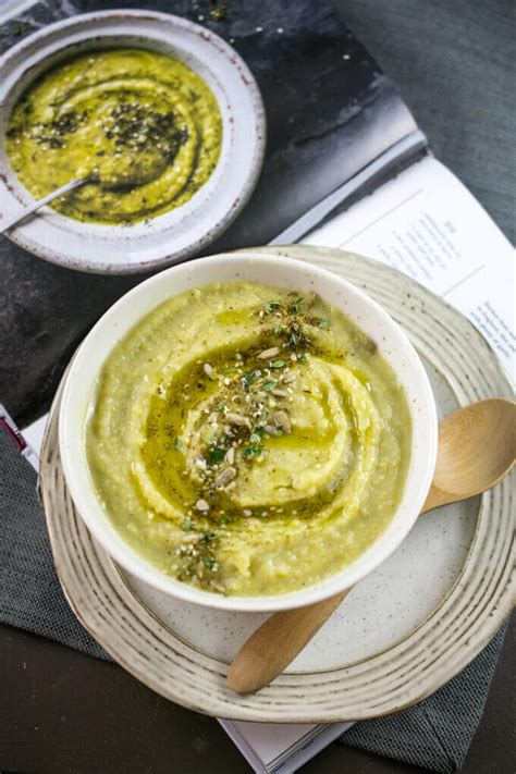 lebanese-green-split-pea-soup-recipe-vegan image