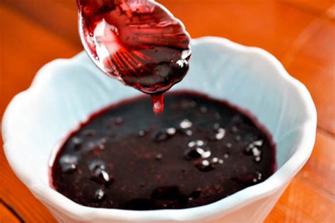 homemade-blueberry-caramel-sauce image