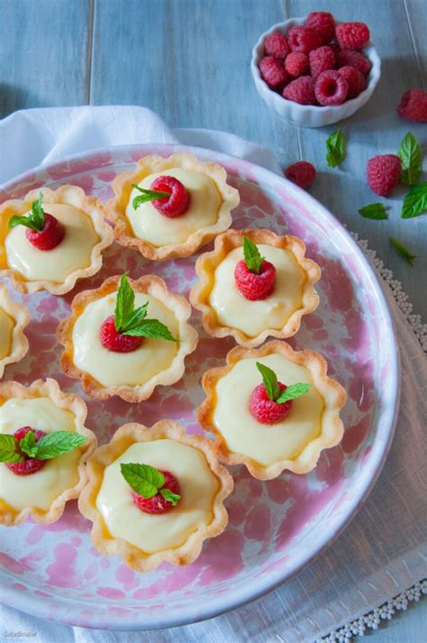 easy-mini-lemon-tarts-with-the-best-shortbread-crust-salad-in image
