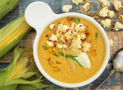 creamy-corn-chowder-with-popcorn-topping-emily image