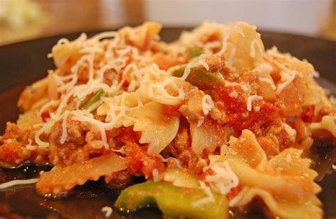 bowtie-pasta-with-italian-sausage-and-bell-peppers image