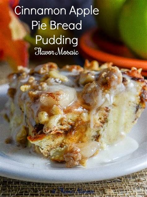 cinnamon-apple-pie-bread-pudding-flavor-mosaic image