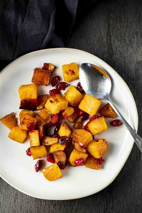 cinnamon-roasted-butternut-squash-with-cranberries image