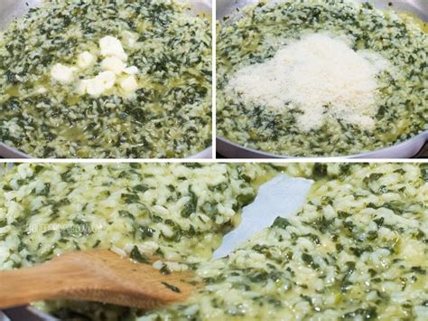 spinach-risotto-with-fresh-or-frozen-spinach-italian image
