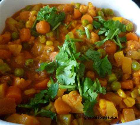 mixed-vegetable-medley-authentic-vegetarian-and image