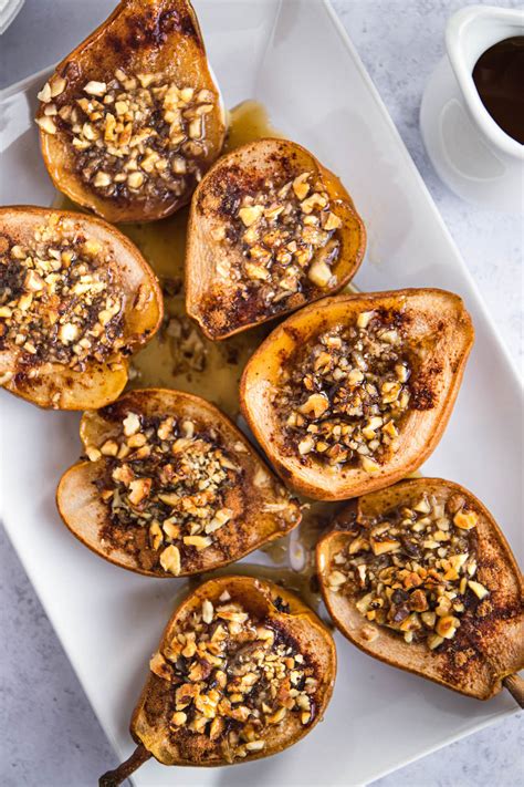 baked-pears-with-maple-syrup-and-walnuts-spoonful image
