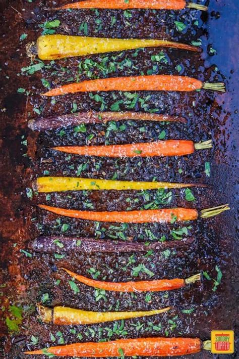 parmesan-garlic-roasted-carrots-sunday-supper image