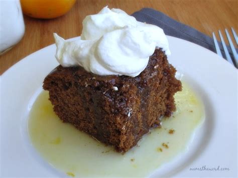 gingerbread-with-orange-sauce-delectabilities image
