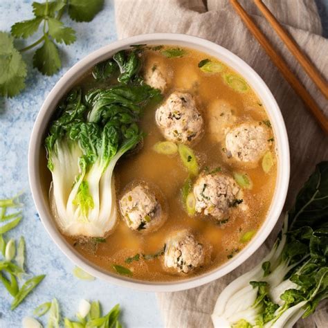 mealime-naked-wonton-soup-with-bok-choy image