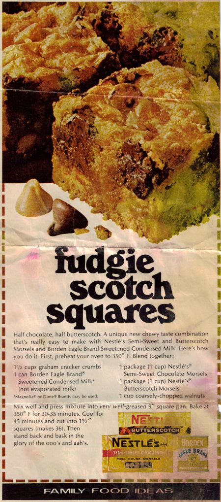fudgie-scotch-squares-recipe-clipping image