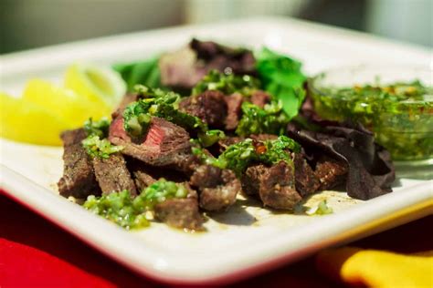 chimichurri-grilled-skirt-steak-chef-zee-cooks image
