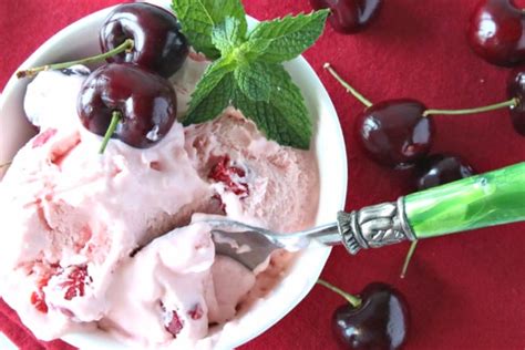 no-churn-cherry-chunk-amaretto-ice-cream image