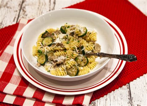 pasta-with-zucchini-caldarello-sausage-italian-food-forever image