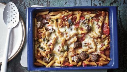 meatball-pasta-bake-recipe-bbc-food image