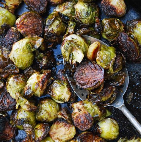 balsamic-roasted-brussels-sprouts-with-garlic-the-live image