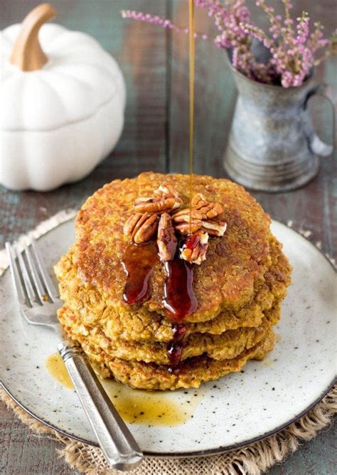pumpkin-spice-quinoa-pancakes-simple-healthy image