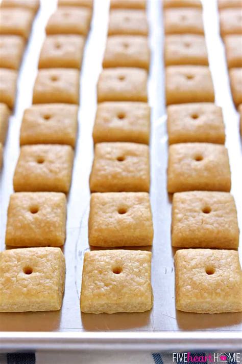 cheese-crackers-homemade-delicious image