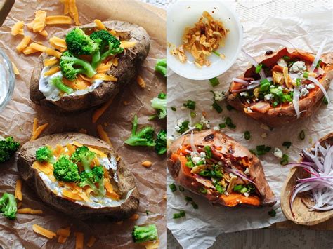 one-recipe-two-meals-an-easy-baked-potato-bar image