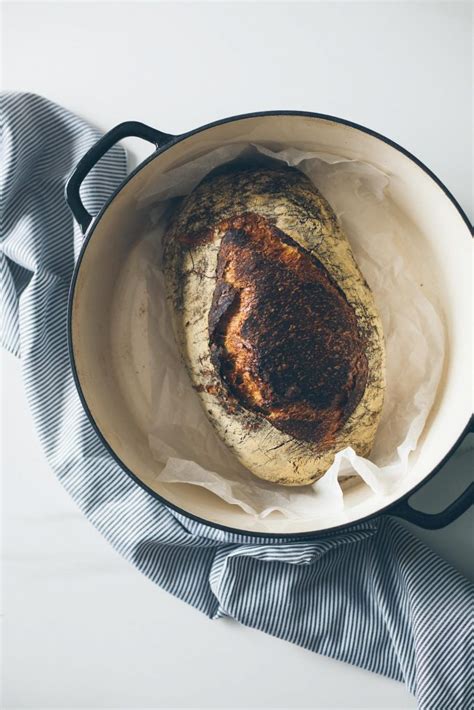 everyday-no-knead-sourdough-bread-baked image