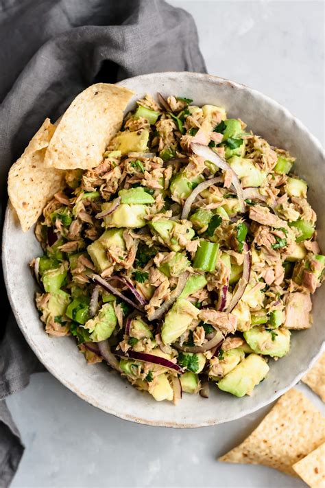 easy-avocado-tuna-salad-kims-cravings image