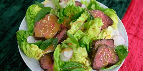 beef-tenderloin-salad-with-sesame-dressing image