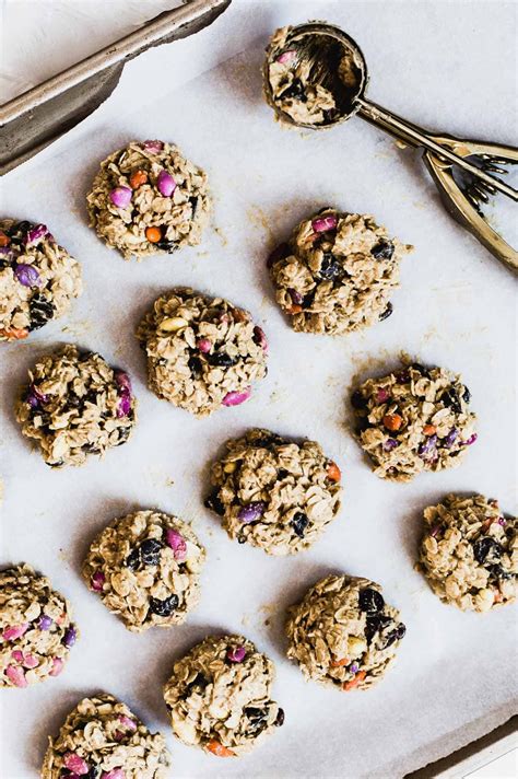 best-gluten-free-monster-cookies-heartbeet-kitchen image