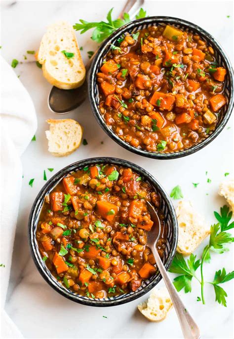 crockpot-lentil-soup-easy-healthy-slow image