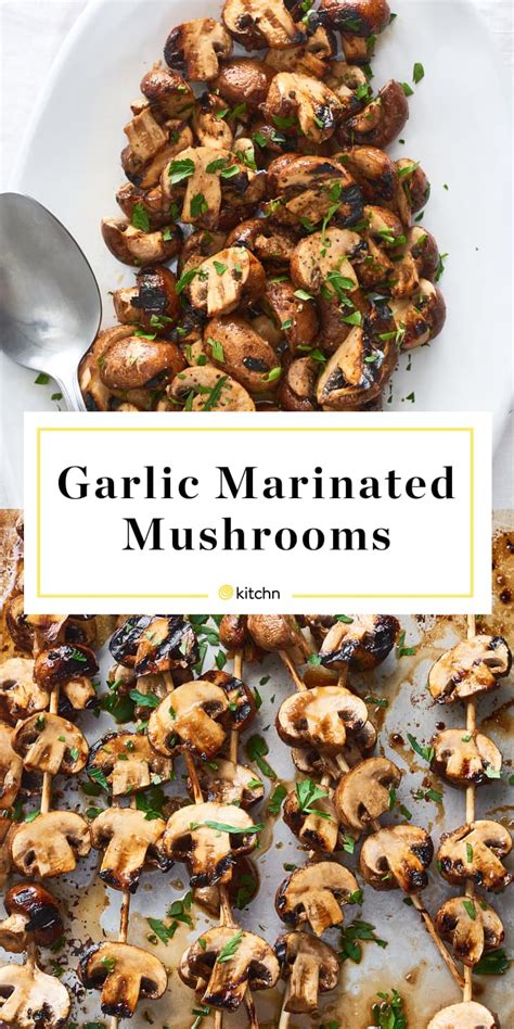 marinated-grilled-mushrooms-recipe-with-lots-of-garlic image