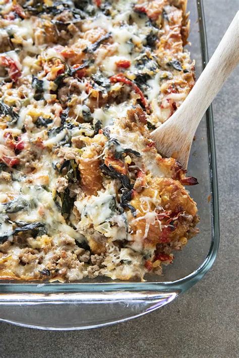 cheesy-croissant-breakfast-casserole-the-salty image