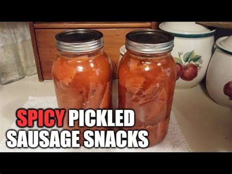 how-to-make-spicy-pickled-sausages-hot-sausage image