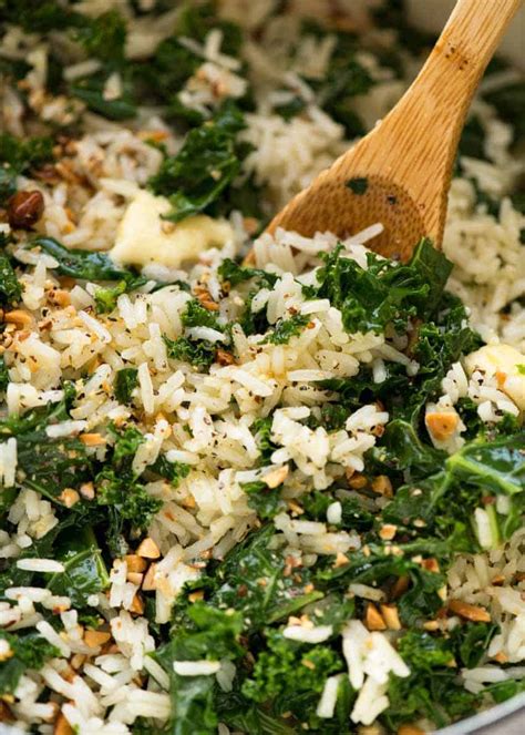 garlic-butter-rice-with-kale image