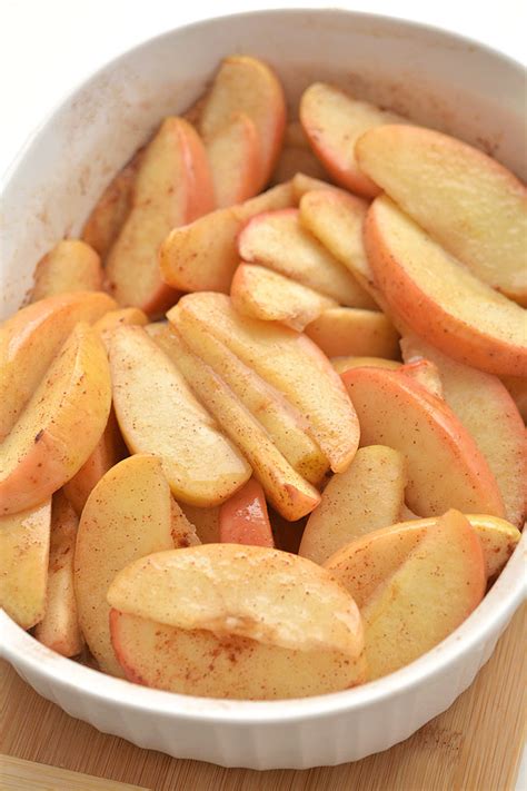 baked-apple-slices-sliced-baked-apples-with-cinnamon image