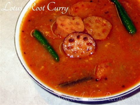 lotus-root-curry-lotus-root-puli-kulambu-simple image