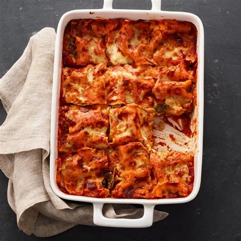 cremini-and-spinach-vegetable-lasagna-healthy image