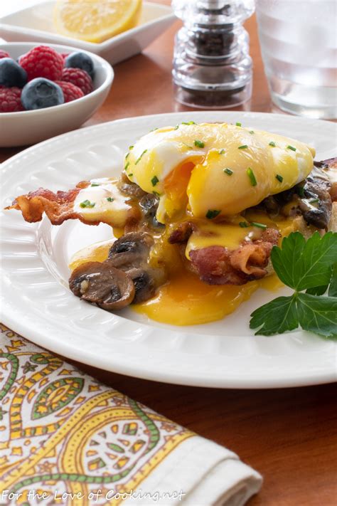 eggs-benedict-with-bacon-mushrooms-for-the-love-of image