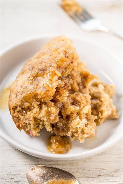 slow-cooker-banana-bread-cake-with-brown-sugar-sauce image
