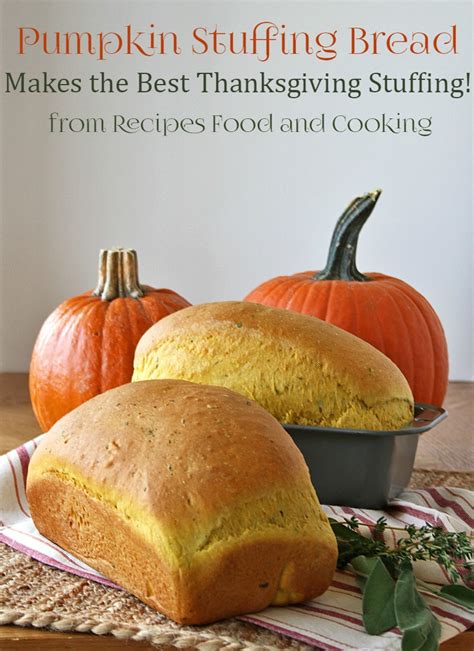 pumpkin-stuffing-bread-recipes-food-and-cooking image