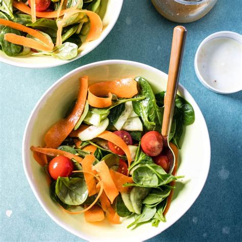 baby-spinach-salad-with-veggies-americas-test-kitchen-kids image