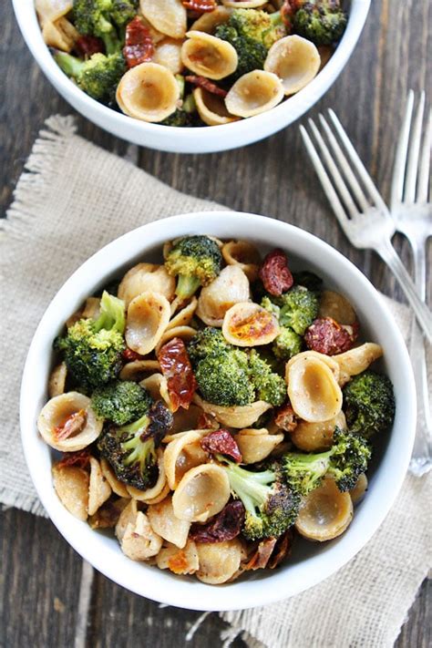 pasta-with-roasted-broccoli-two-peas image