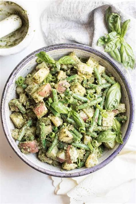 pesto-potato-salad-with-green-beans-the-happier image