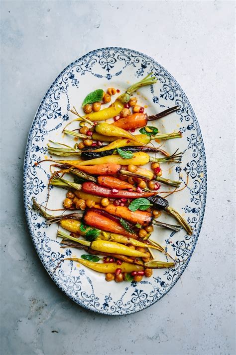 harissa-roasted-carrots-with-chickpeas-and-labneh image