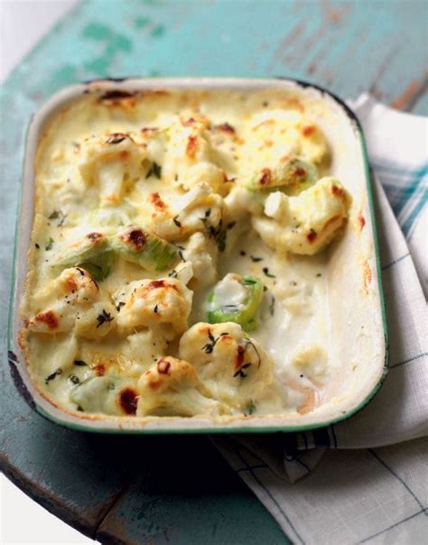 cauliflower-leek-and-cheese-gratin-recipe-delicious image