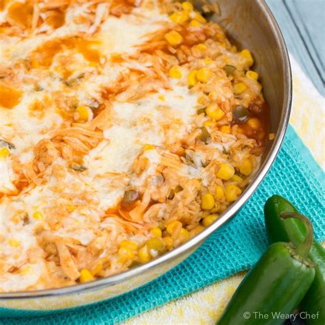 chicken-enchilada-skillet-with-canned-chicken-20 image