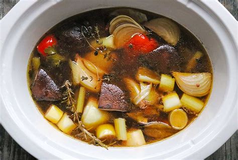 the-best-slow-cooker-roasted-vegetable-broth image