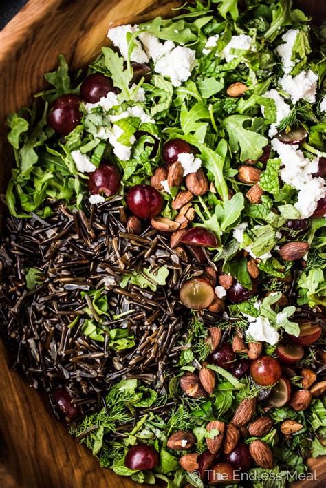 arugula-and-wild-rice-salad-the-endless-meal image