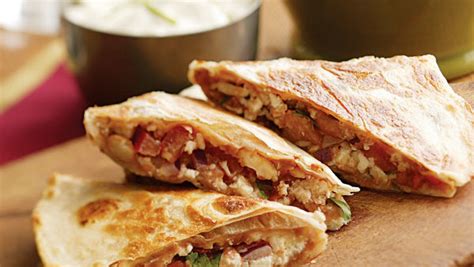 quesadillas-with-refried-beans-cheese-scallion-sour image