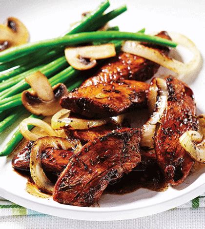 balsamic-chicken-with-lemony-beans-and-mushrooms image
